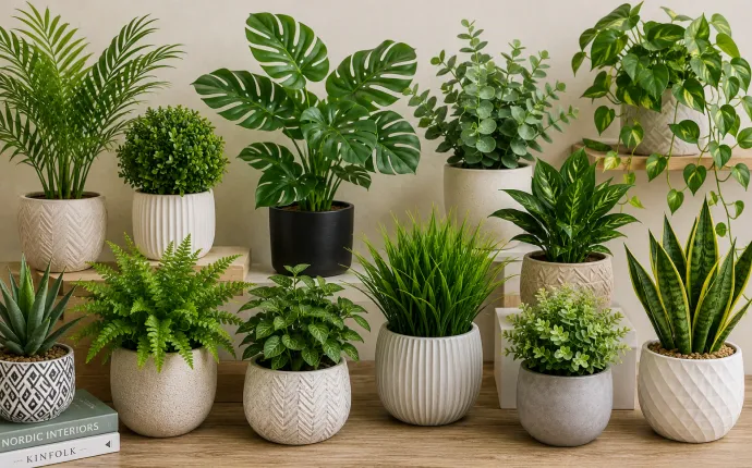 artificial plants
