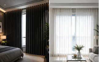 blackout vs sheer curtains