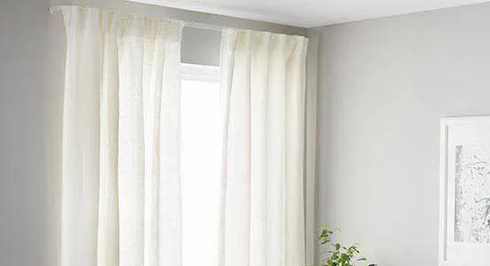Ceiling mounted curtain rail system for interiors in Qatar