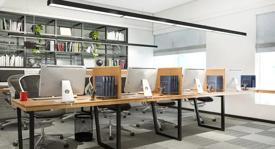 Commercial office blinds for workspaces in Qatar