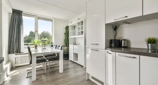 Modern kitchen blinds for stylish windows in Doha Qatar