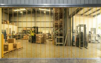 pvc strip curtains yellowing