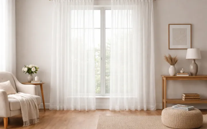 sheer curtains
